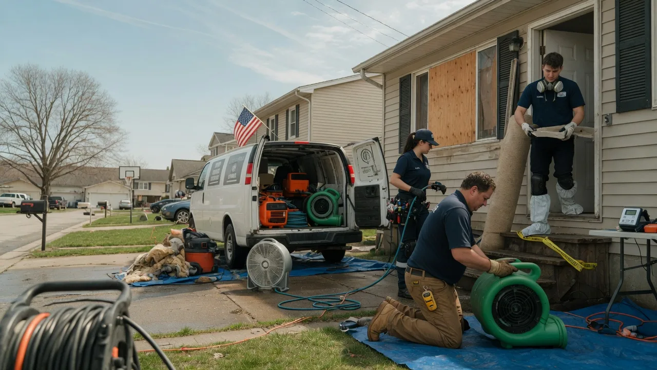 Water Damage Restoration in Greenville, WV near me